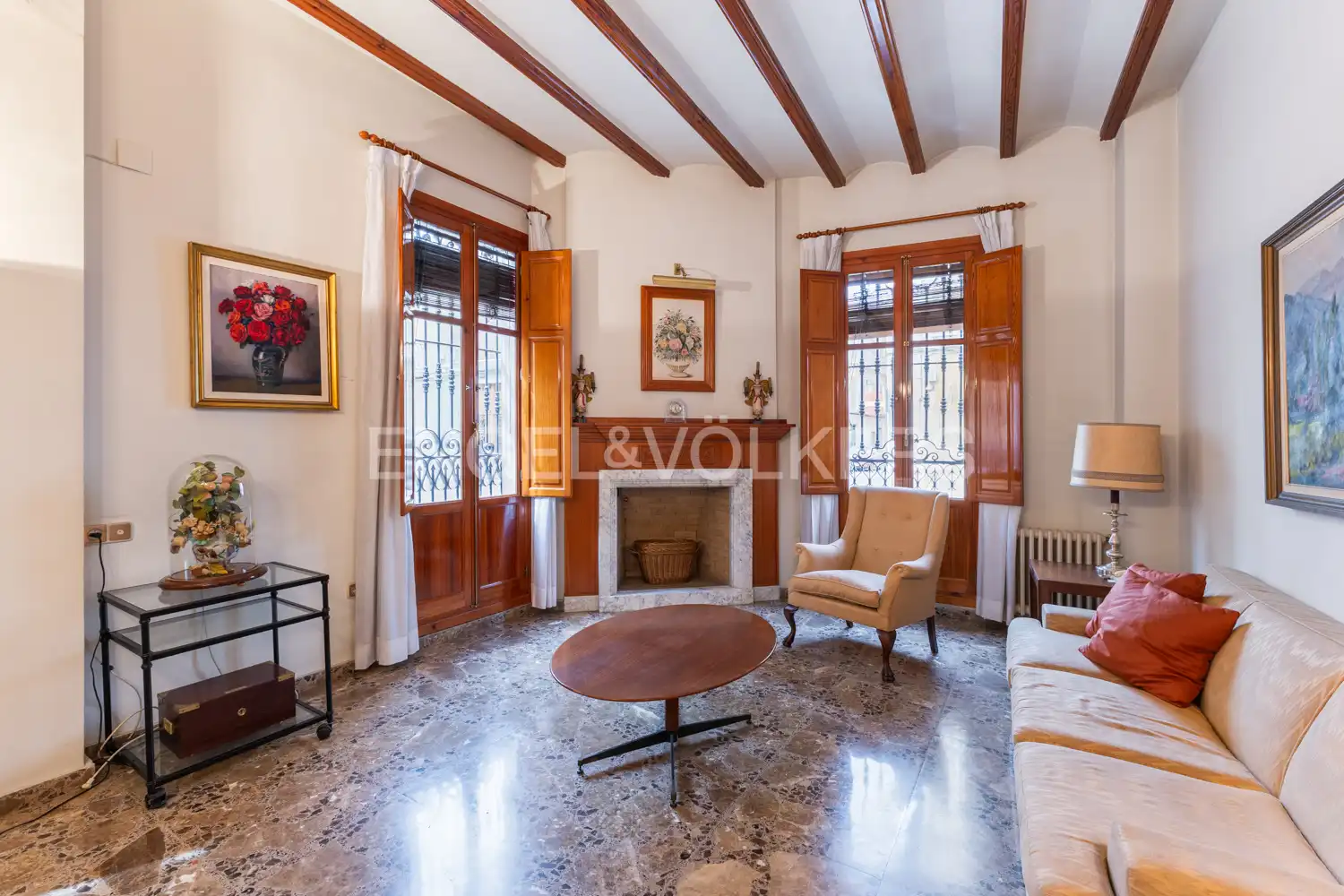 Sala de estar de Piso de alquiler en Carlet con Calefacción, Terraza y Trastero