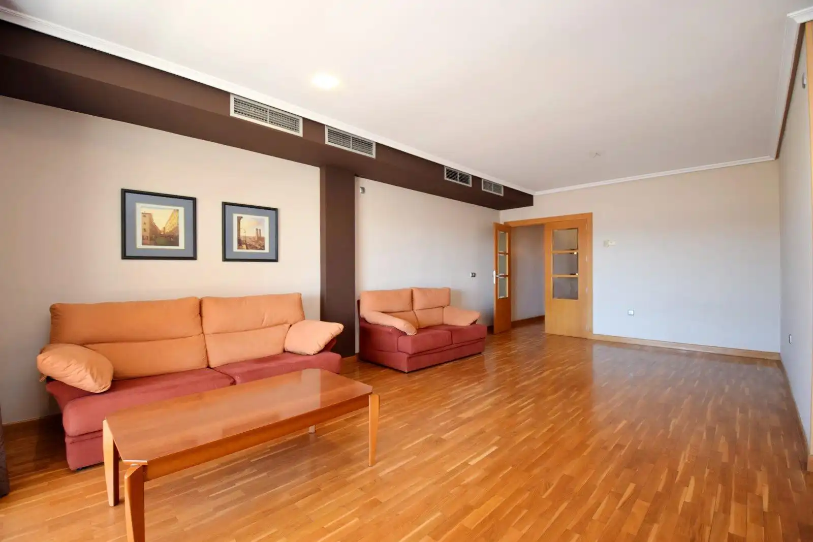 Wohnzimmer von Wohnung zum Verkauf in El Ejido mit Klimaanlage, Heizung und Parkett