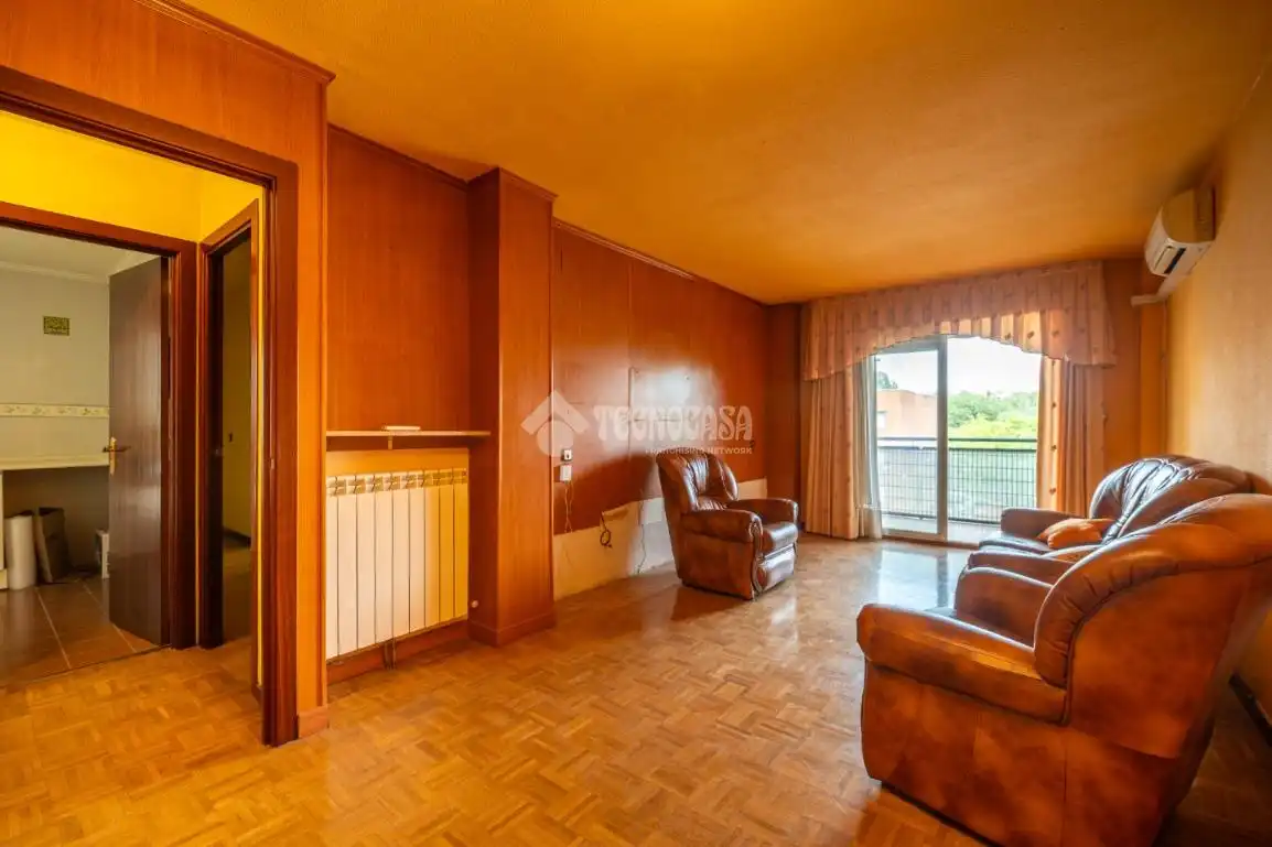 Sala d'estar de Pis en venda en Rivas-Vaciamadrid amb Aire condicionat, Parquet i Terrassa