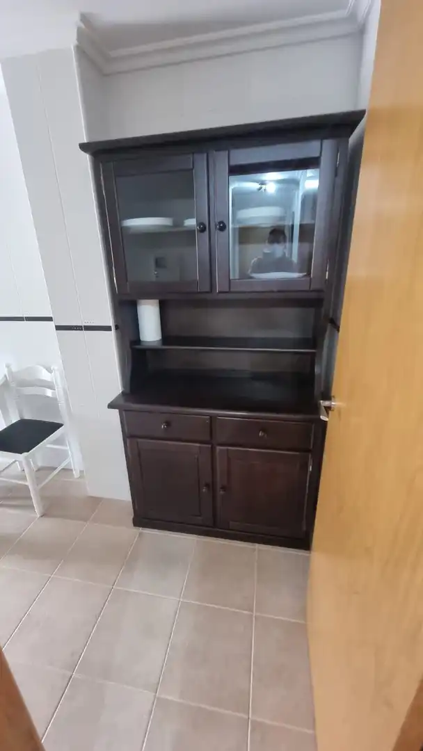 Kitchen of Flat for rent in Sanxenxo  with Heating, Terrace and Furnished