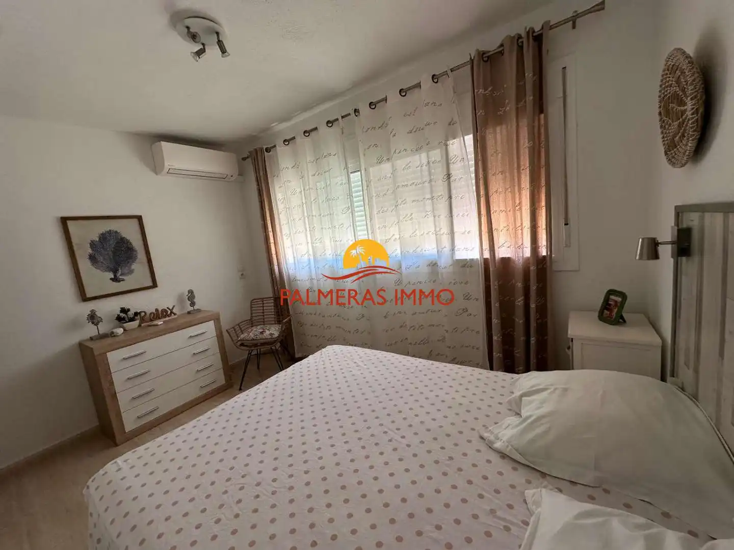 Schlafzimmer von Haus oder Chalet zum Verkauf in L'Ametlla de Mar  mit Klimaanlage, Schwimmbad und Möbliert