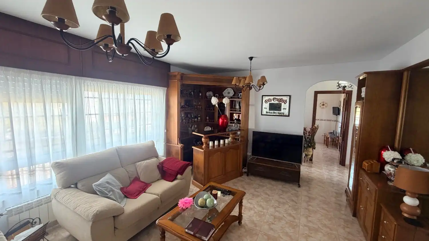 Sala de estar de Casa o chalet de alquiler en Valdoviño con Terraza y Amueblado