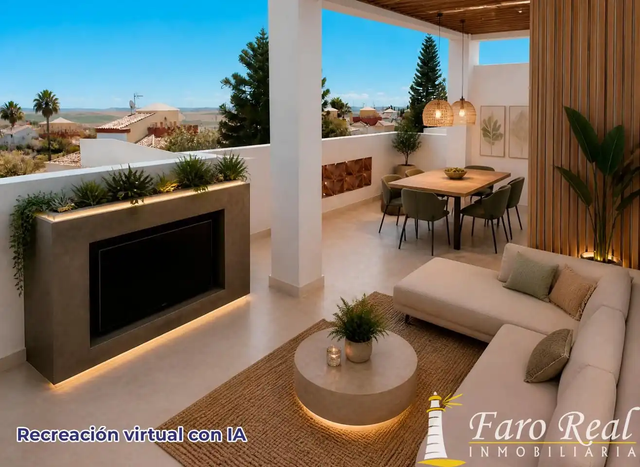 Terrasse von Erdgeschoss zum Verkauf in Sanlúcar de Barrameda mit Klimaanlage, Terrasse und Gemeinschaftspool