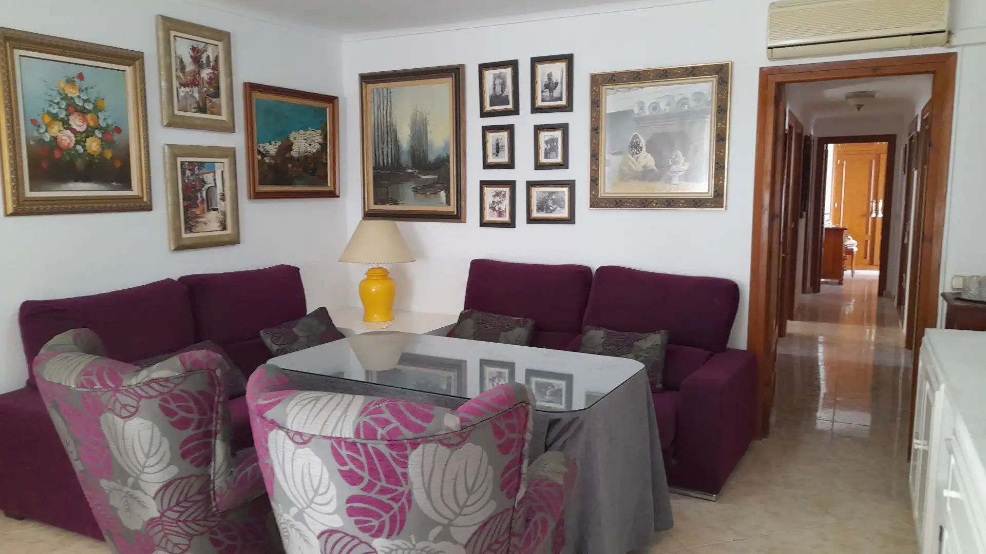 Sala de estar de Finca rústica en venta en Mojácar con Aire acondicionado, Calefacción y Terraza