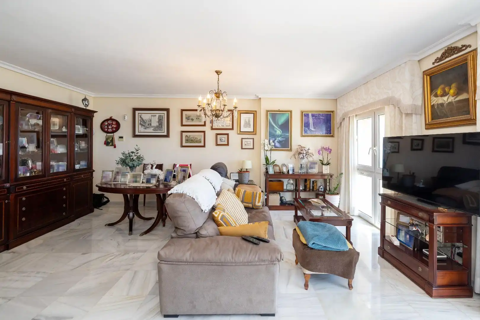 Sala d'estar de Pis en venda en Málaga amb Aire condicionat, Calefacció i Jardí privat