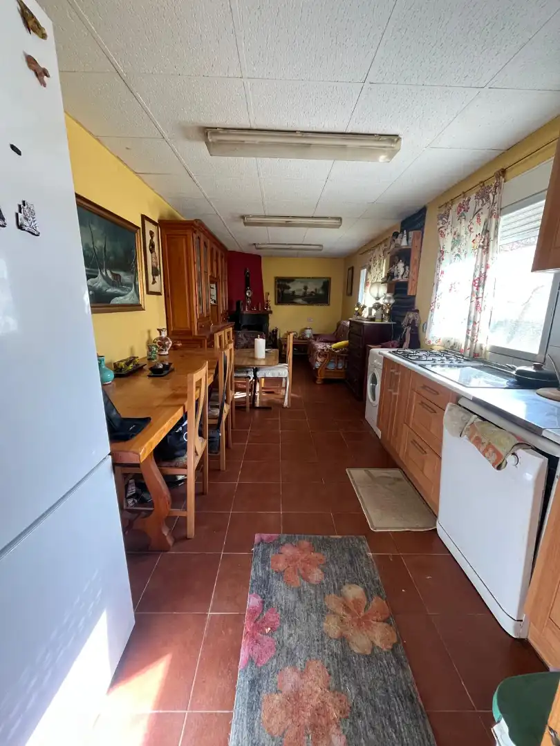 Cocina de Finca rústica en venta en Zaragoza con Aire acondicionado, Calefacción y Jardín privado