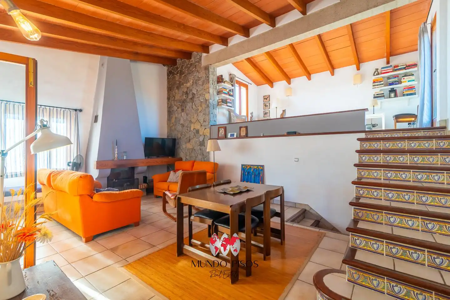 Sala de estar de Finca rústica en venta en Montuïri con Jardín privado, Terraza y Piscina