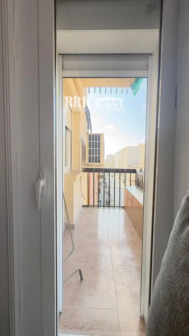 Balcony of Flat for rent in Cáceres  with Air Conditioner, Heating and Terrace