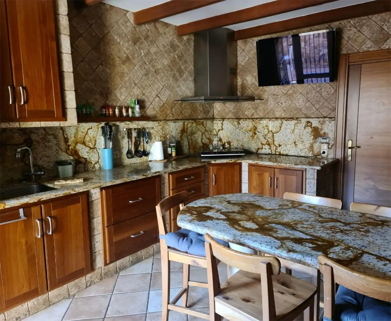 Cocina de Casa o chalet en venta en Vera con Aire acondicionado, Jardín privado y Terraza