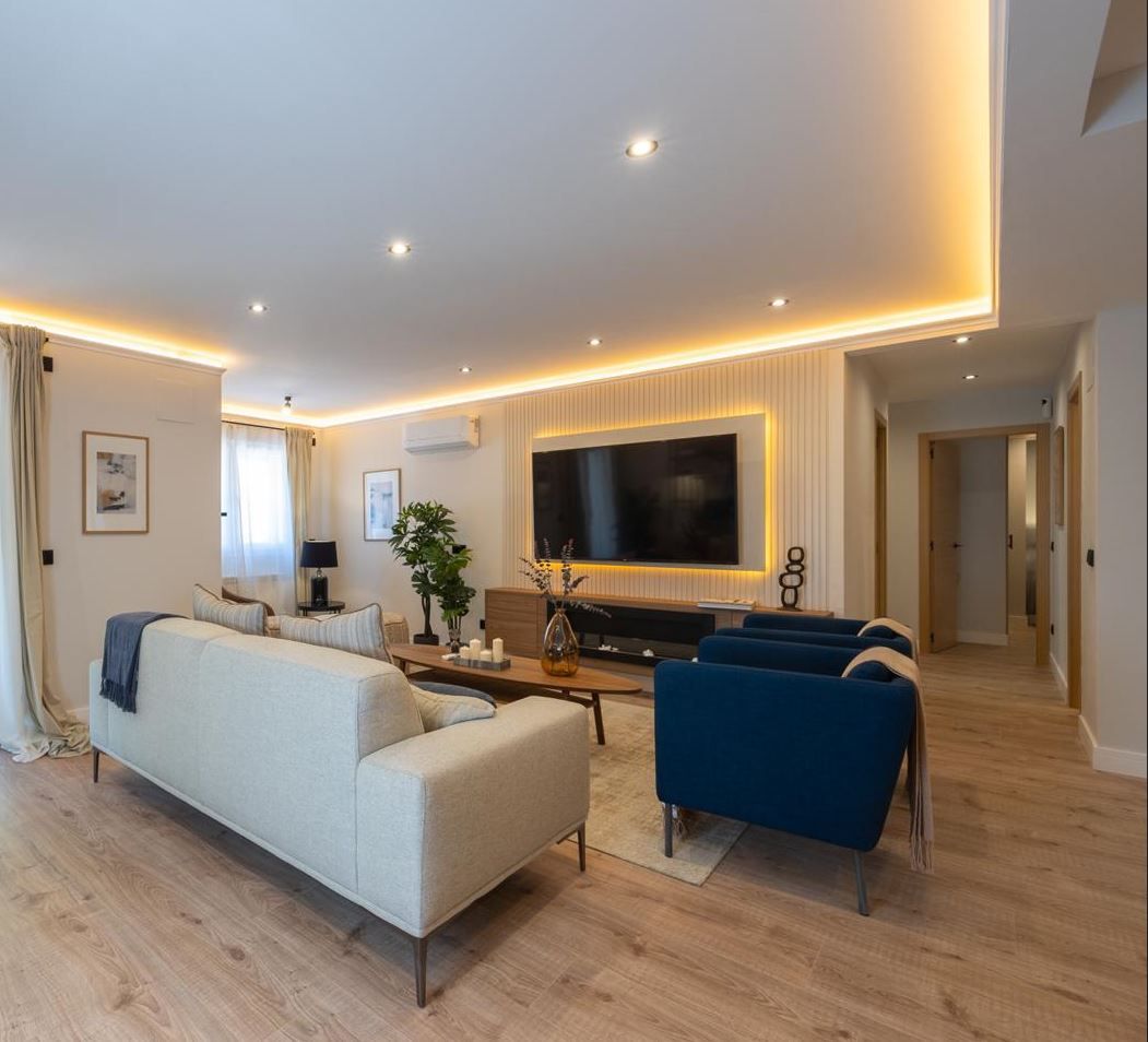 Sala d'estar de Pis de lloguer en Sitges amb Moblat i Es permeten mascotes