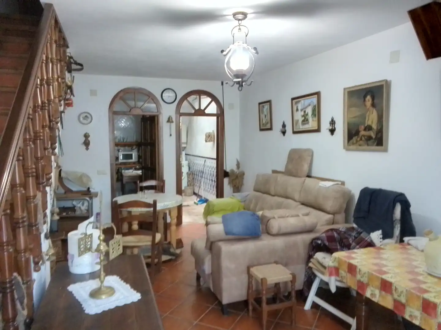 Living room of Country homes for sale in Villaluenga del Rosario  with Private garden, Terrace and Furnished