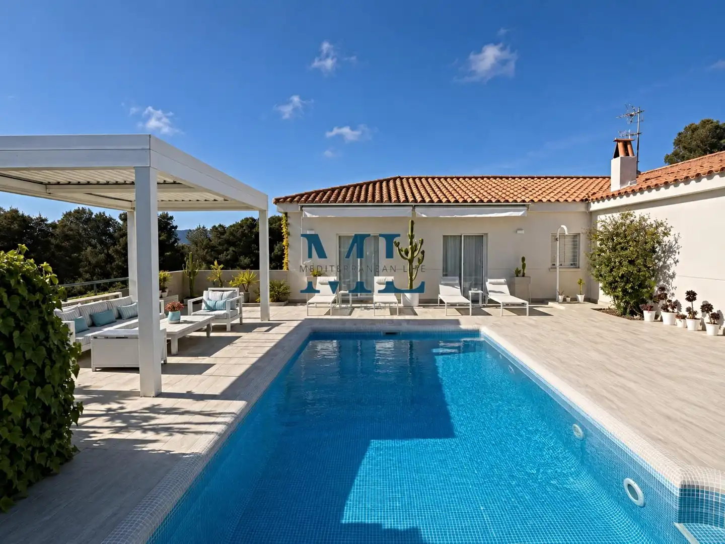 Swimming pool of Houses for sale in Sant Pere de Ribes  with Heating and Swimming Pool