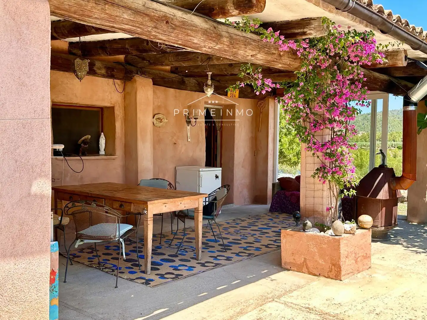 Terrassa de Finca rústica en venda en El Perelló amb Terrassa, Traster i Piscina