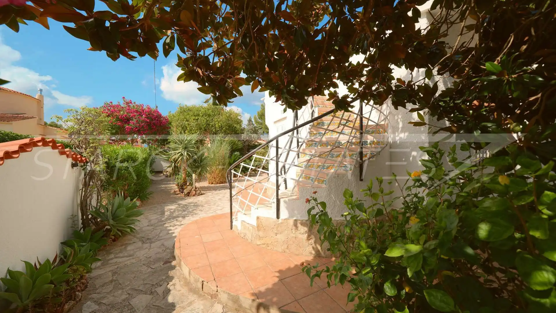 Jardí de Casa o xalet en venda en Els Poblets amb Aire condicionat, Jardí privat i Piscina