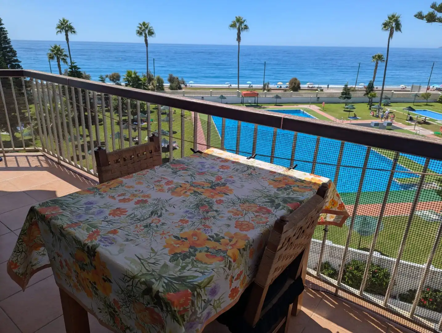 Balcony of Flat for rent in Salobreña  with Terrace and Community pool