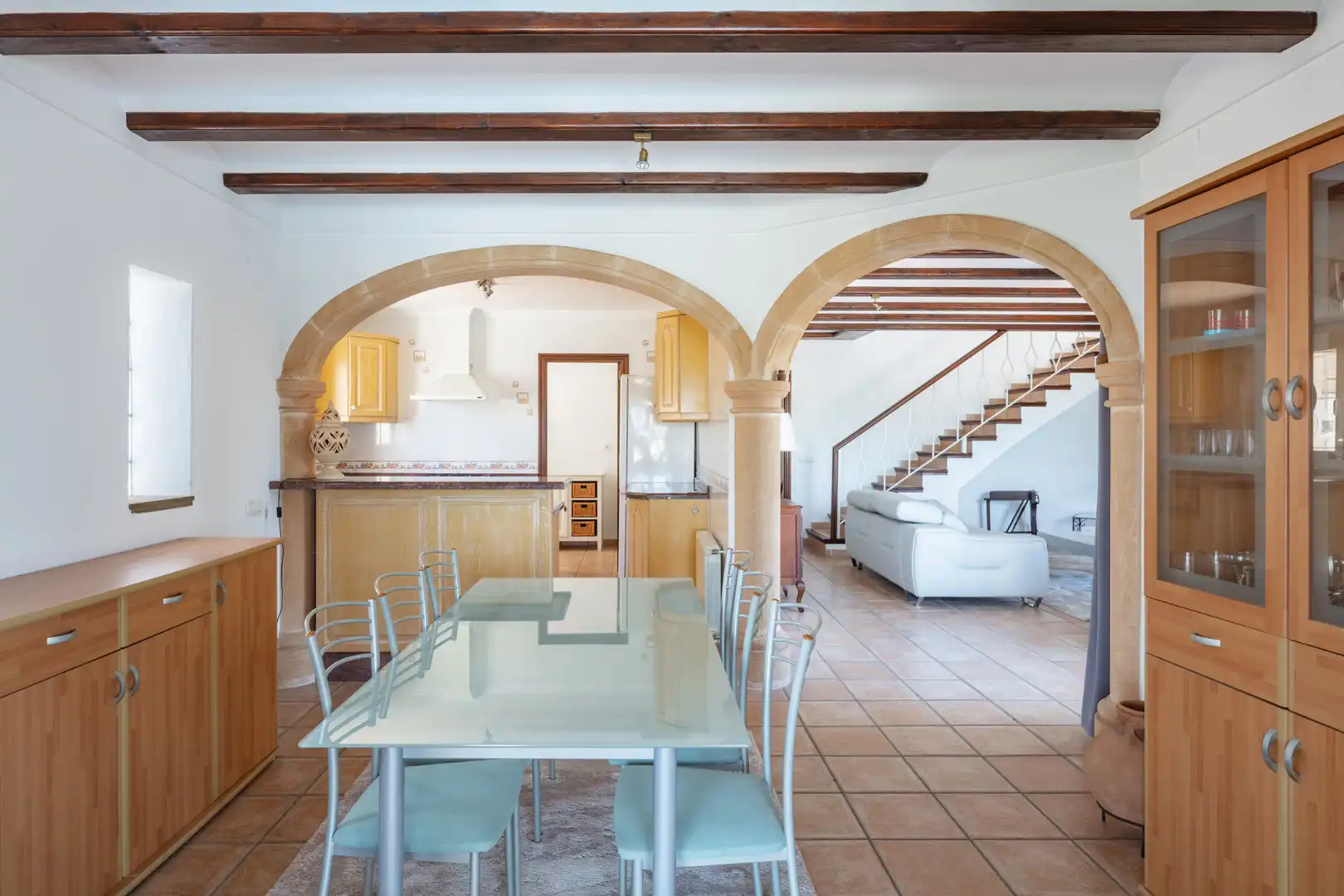 Dining room of Houses for sale in Jávea / Xàbia  with Air Conditioner, Private garden and Terrace