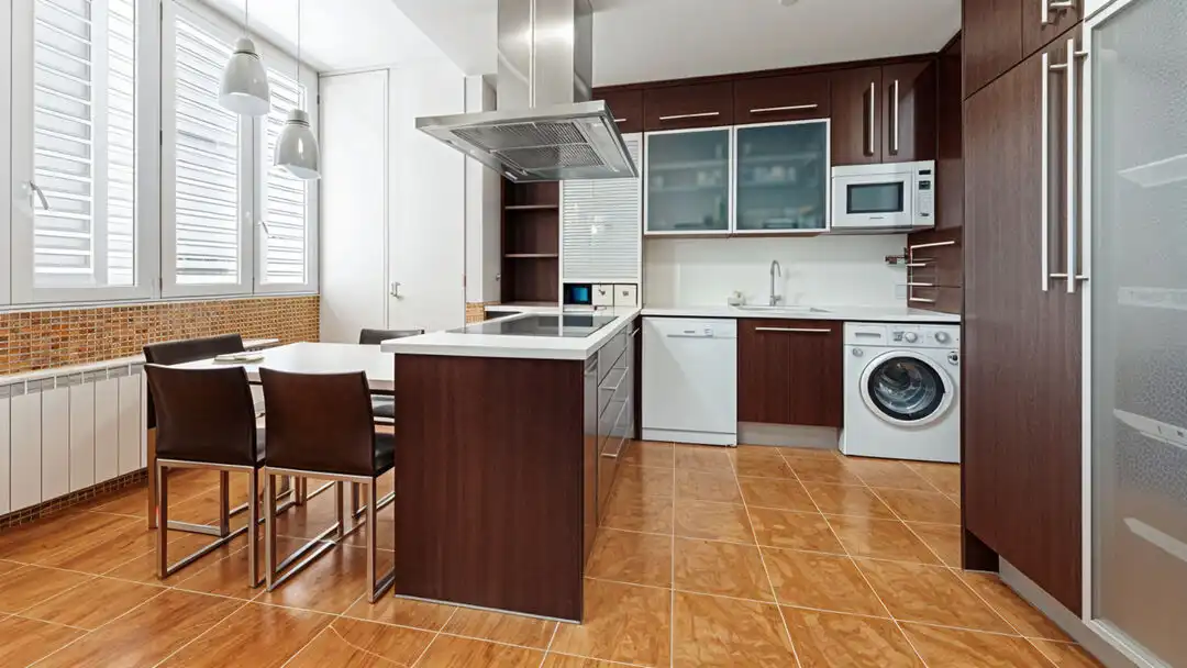 Küche von Wohnung zur Miete in Majadahonda mit Klimaanlage, Heizung und Privatgarten