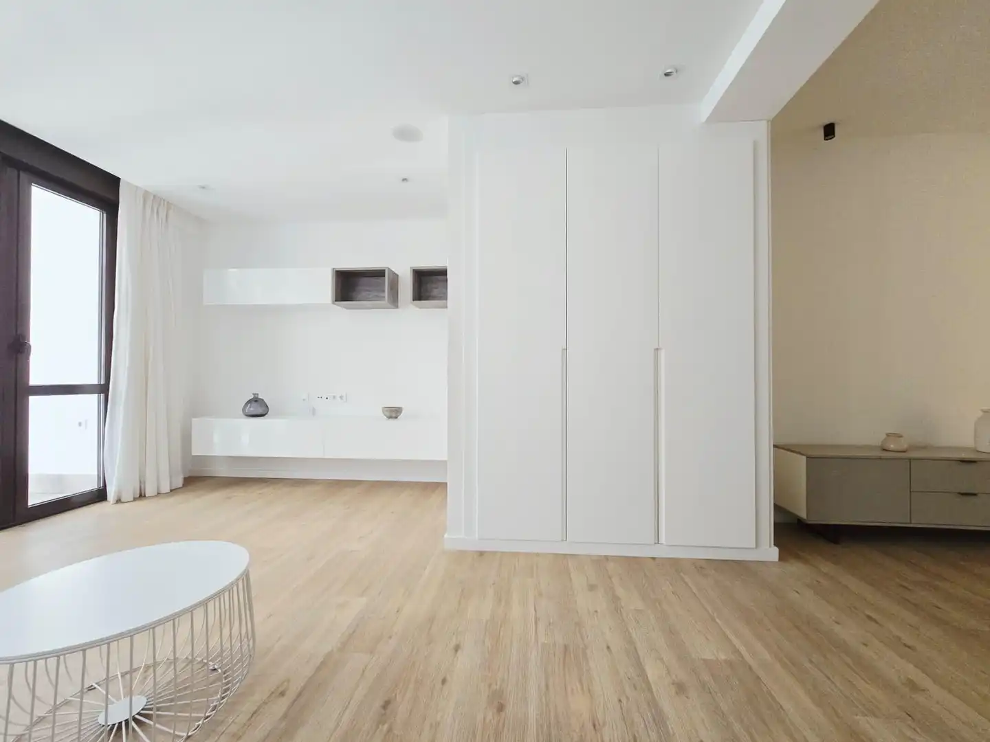 Bedroom of Flat for rent in Valencia  with Parquet flooring and Terrace