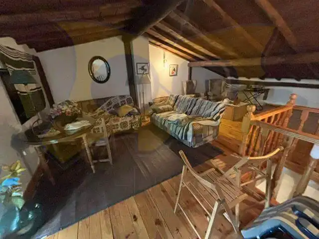 Sala de estar de Casa adosada en venta en Sequeros con Terraza y Balcón