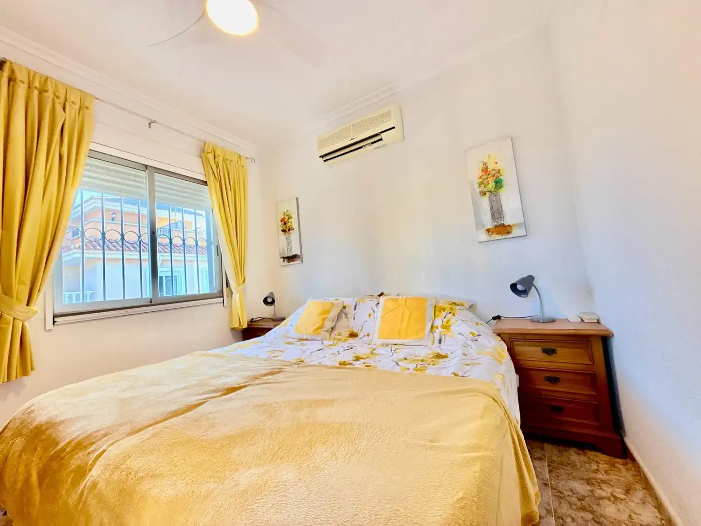 Bedroom of Detached homes for sale in Pilar de la Horadada  with Air Conditioner, Private garden and Terrace