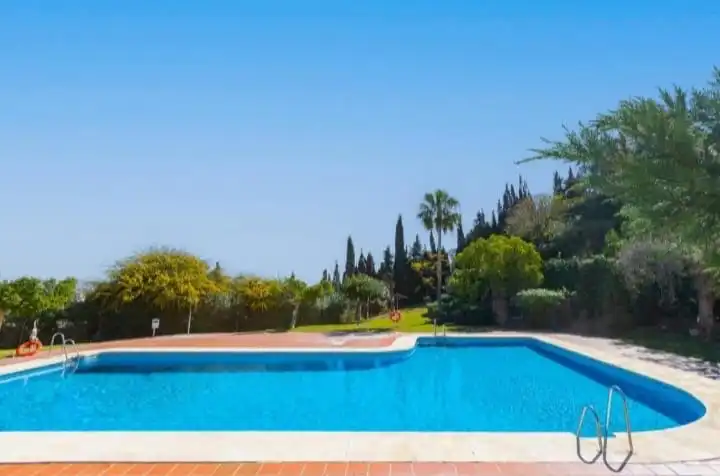 Jardín de Casa adosada de alquiler en Benalmádena con Aire acondicionado, Terraza y Amueblado