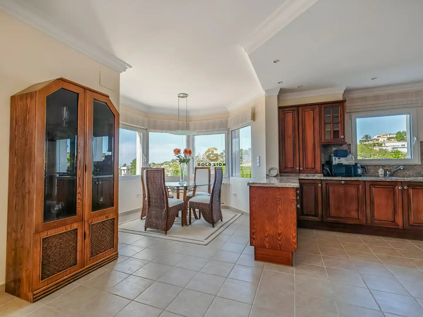 Dining room of Houses for sale in Dénia  with Air Conditioner, Heating and Private garden
