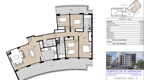 Foto 2 de Àtic en venda a Rúa Ludeiro, 1, A Parda, Pontevedra