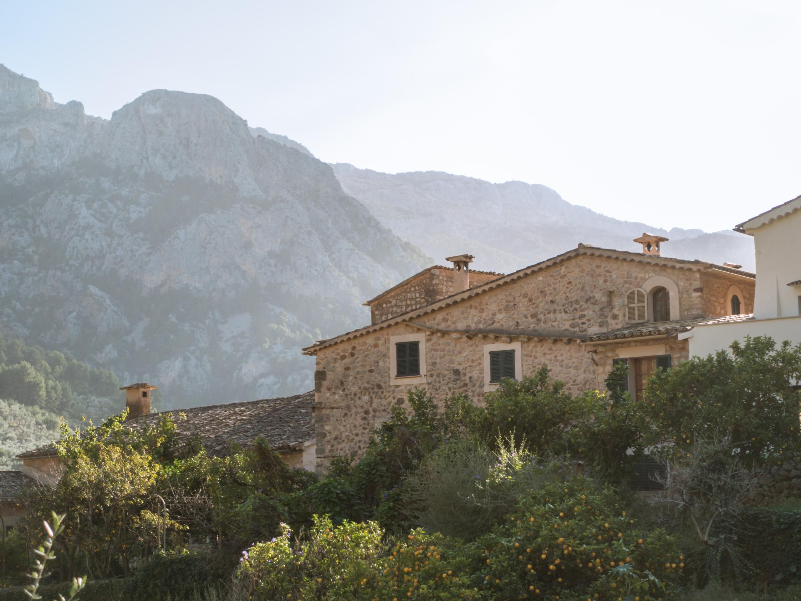 Vista exterior de Casa o xalet en venda en Fornalutx amb Calefacció, Jardí privat i Terrassa