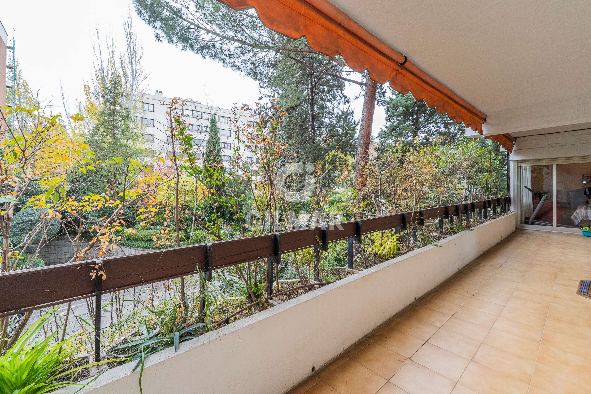 Garden of Flat for sale in  Madrid Capital  with Heating, Private garden and Storage room
