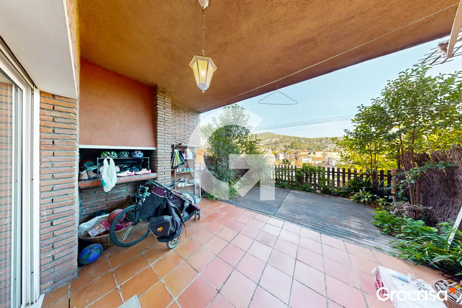 Terraza de Casa o chalet en venta en Vallirana con Aire acondicionado, Calefacción y Jardín privado