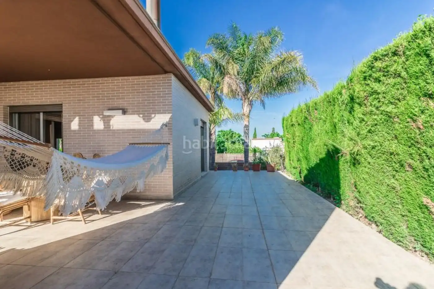 Garden of Houses for sale in L'Alcúdia  with Air Conditioner, Private garden and Parquet flooring