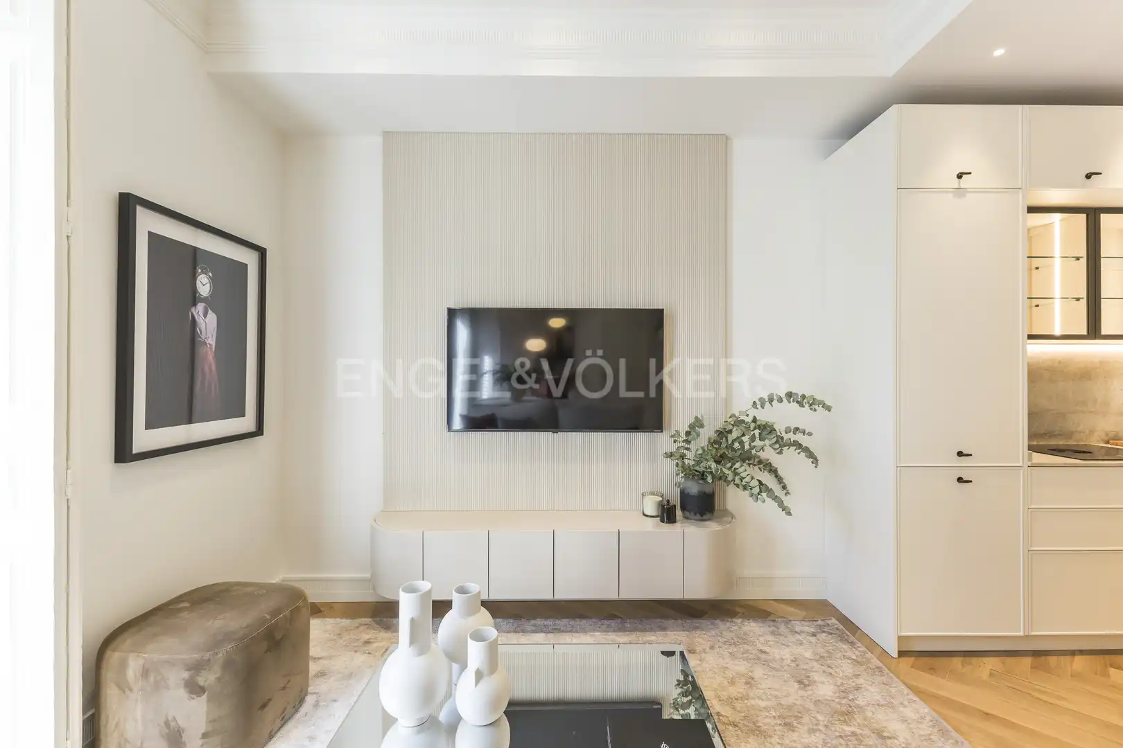 Wohnzimmer von Wohnung zur Miete in Barrio de Salamanca