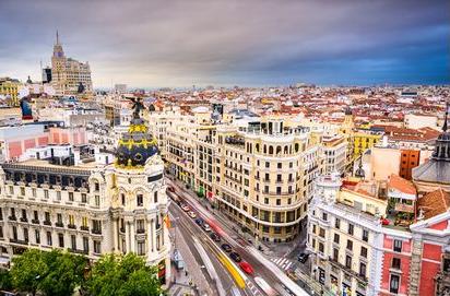 Vista exterior de Pis en venda en  Madrid Capital amb Aire condicionat, Moblat i Microones