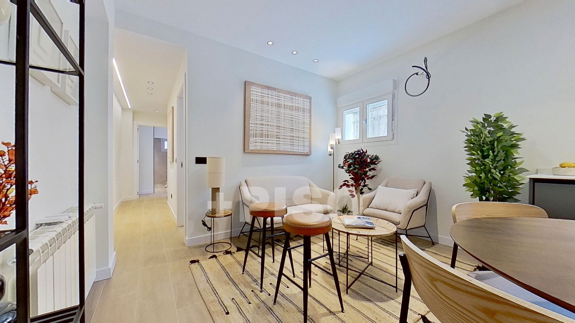 Living room of Flat for sale in  Madrid Capital  with Air Conditioner, Heating and Private garden