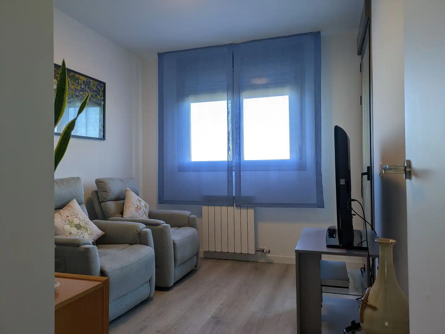 Wohnzimmer von Wohnung zum Verkauf in Monzón mit Klimaanlage, Heizung und Terrasse