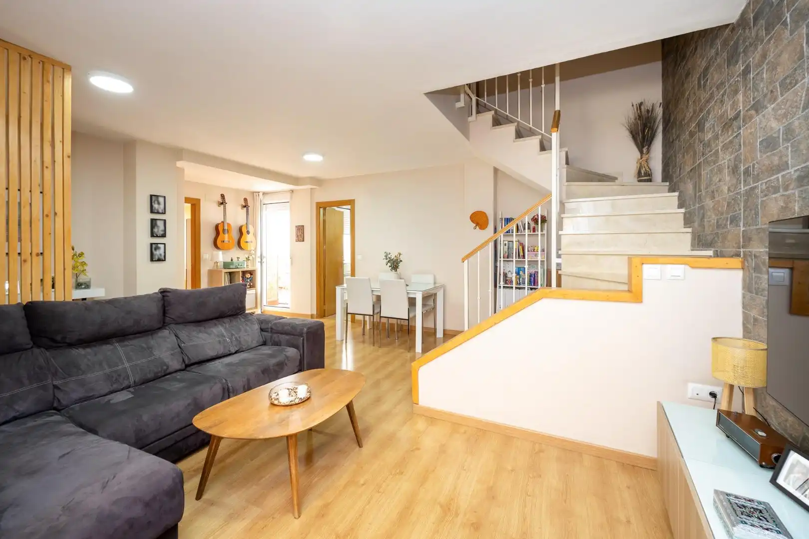 Sala de estar de Casa adosada en venta en Gójar con Calefacción