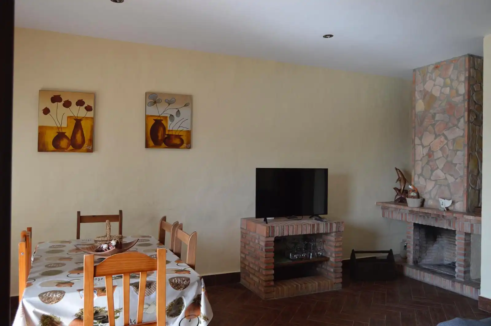 Sala d'estar de Casa o xalet de lloguer en Barbate amb Aire condicionat, Jardí privat i Terrassa