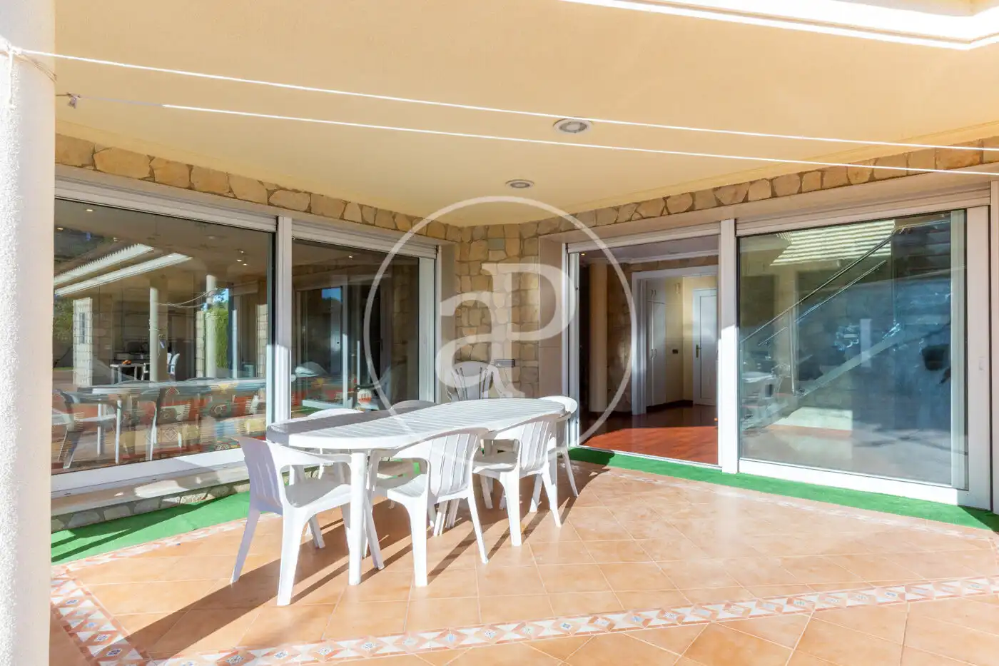 Terraza de Casa o chalet en venta en Serra con Aire acondicionado, Calefacción y Jardín privado