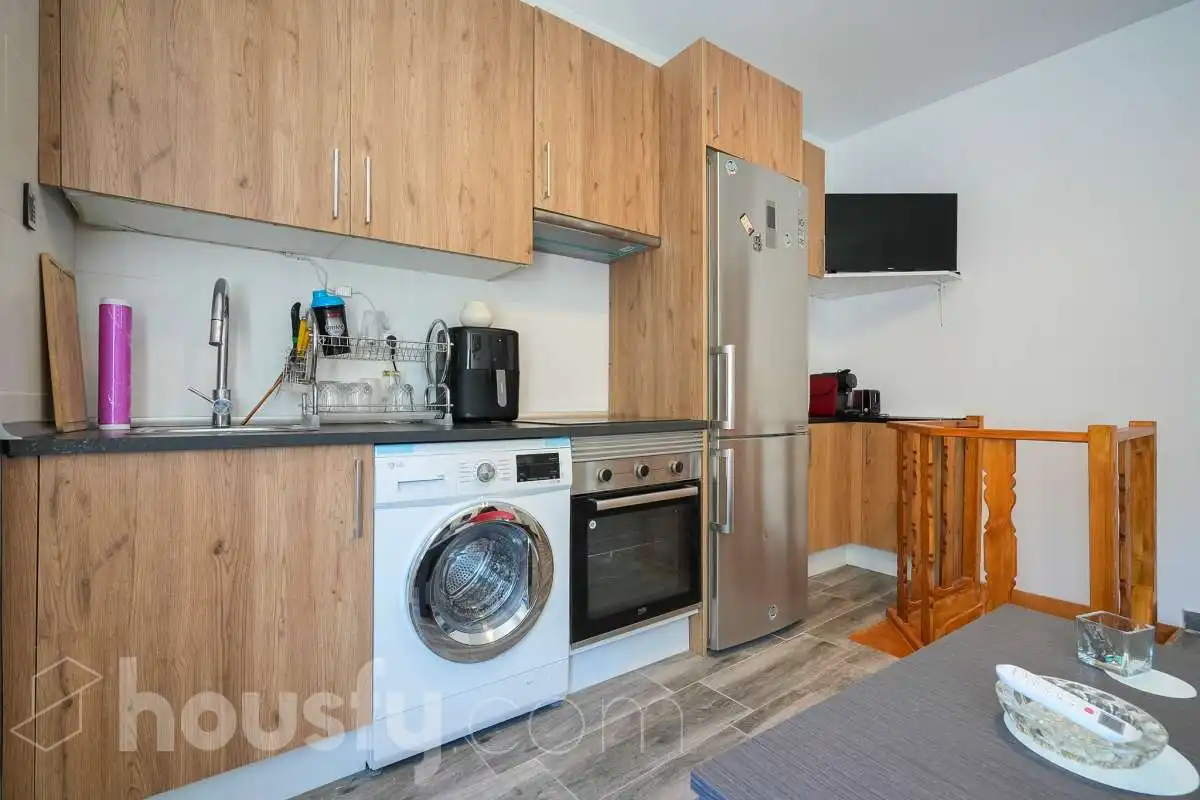 Kitchen of Flat for sale in Madrid  with Air Conditioner, Storage room and Furnished