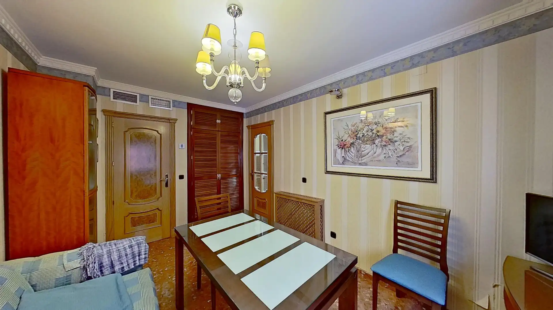 Dining room of Flat for sale in Málaga  with Air Conditioner and Furnished