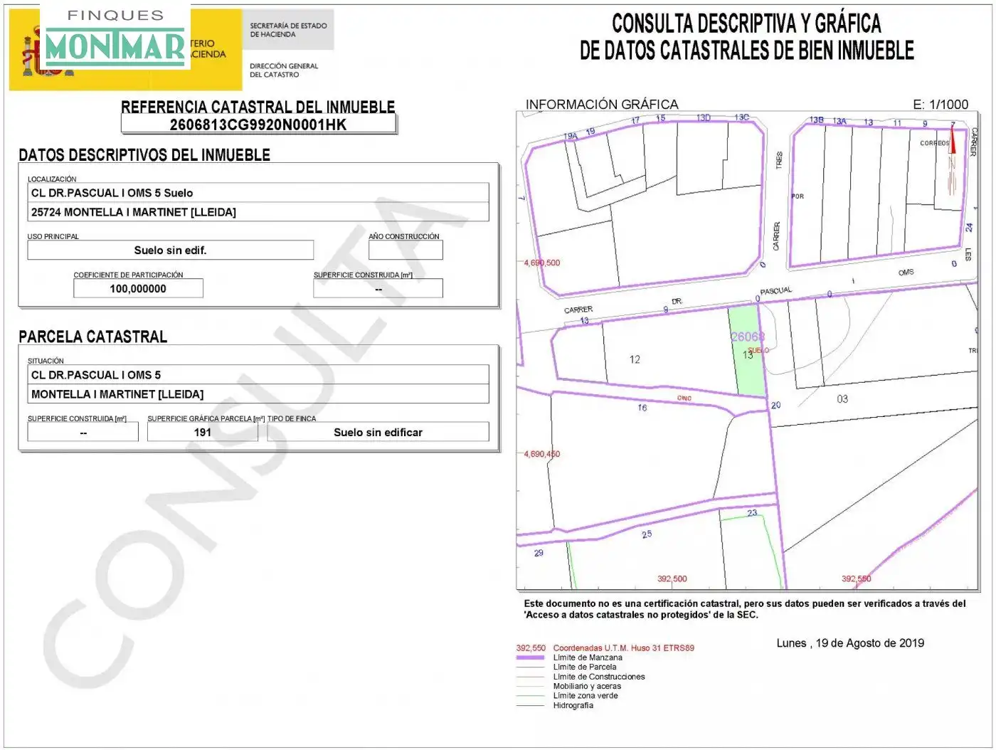 Terreny residencial en venda a Calle Dr. Pascual i Oms, imagen 9
