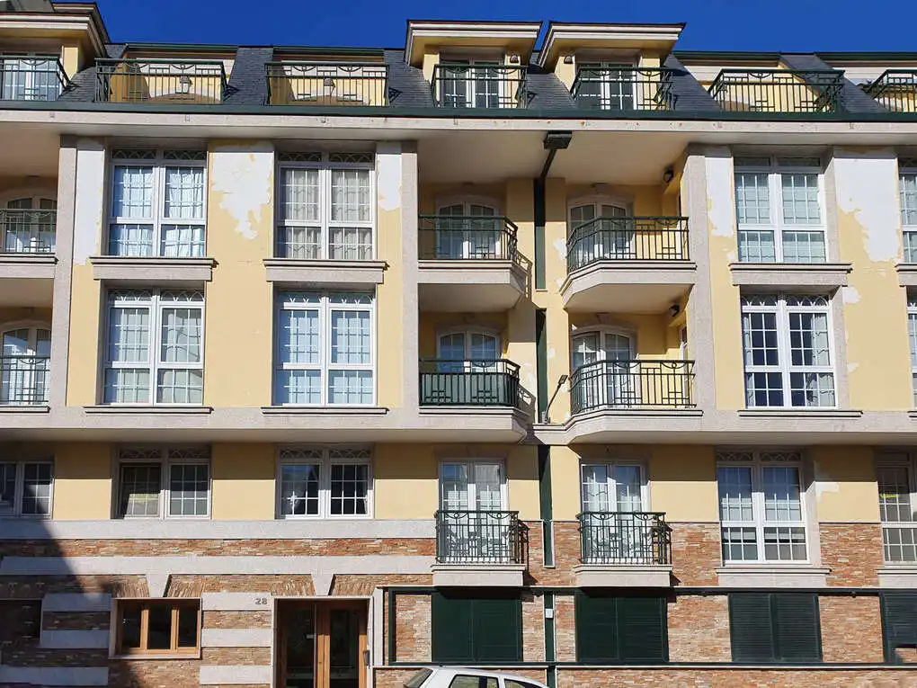Außenansicht von Wohnung zur Miete in Malpica de Bergantiños mit Heizung, Möbliert und Balkon