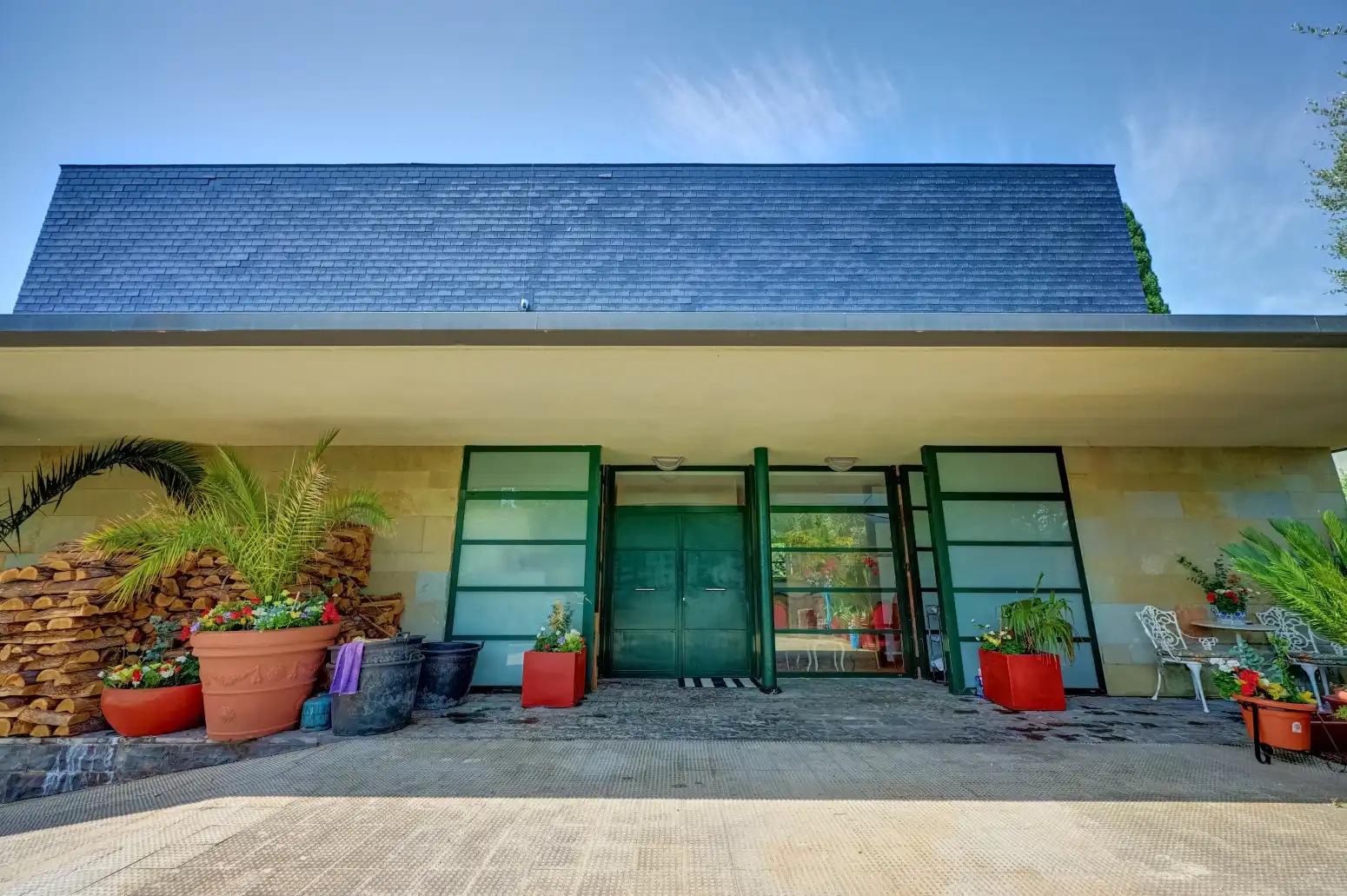 Vista exterior de Casa o chalet en venta en Valle de Egüés / Eguesibar con Jardín privado y Terraza