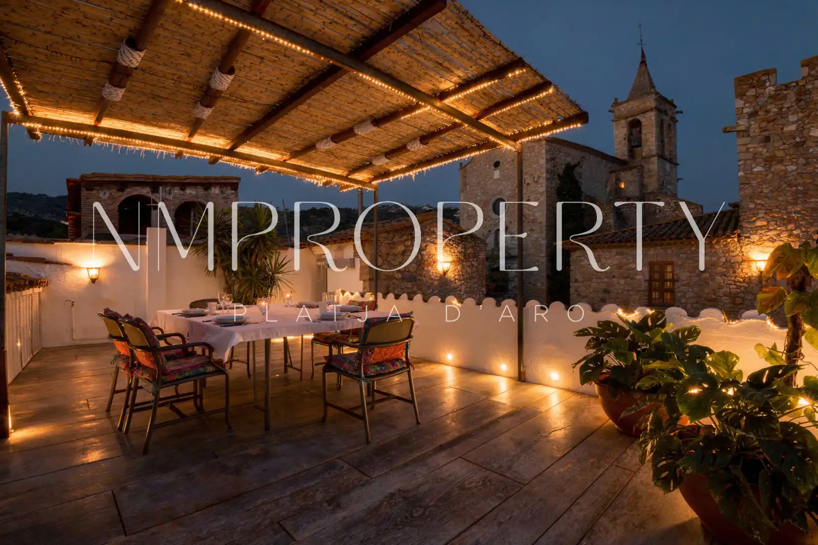 Terraza de Finca rústica de alquiler en Castell d'Aro, Platja d'Aro i s'Agaró con Jardín privado, Terraza y Amueblado