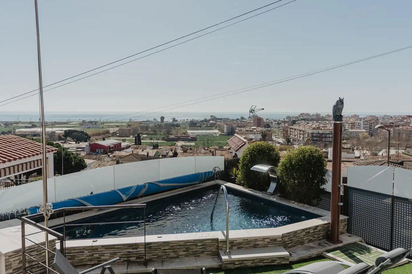 Swimming pool of Houses for sale in Pineda de Mar  with Air Conditioner, Heating and Private garden