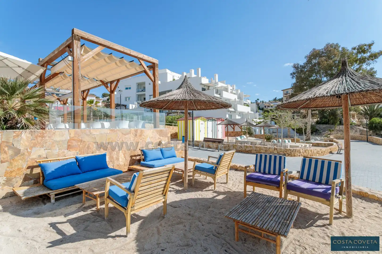 Terrasse von Erdgeschoss zum Verkauf in El Campello mit Klimaanlage, Heizung und Terrasse