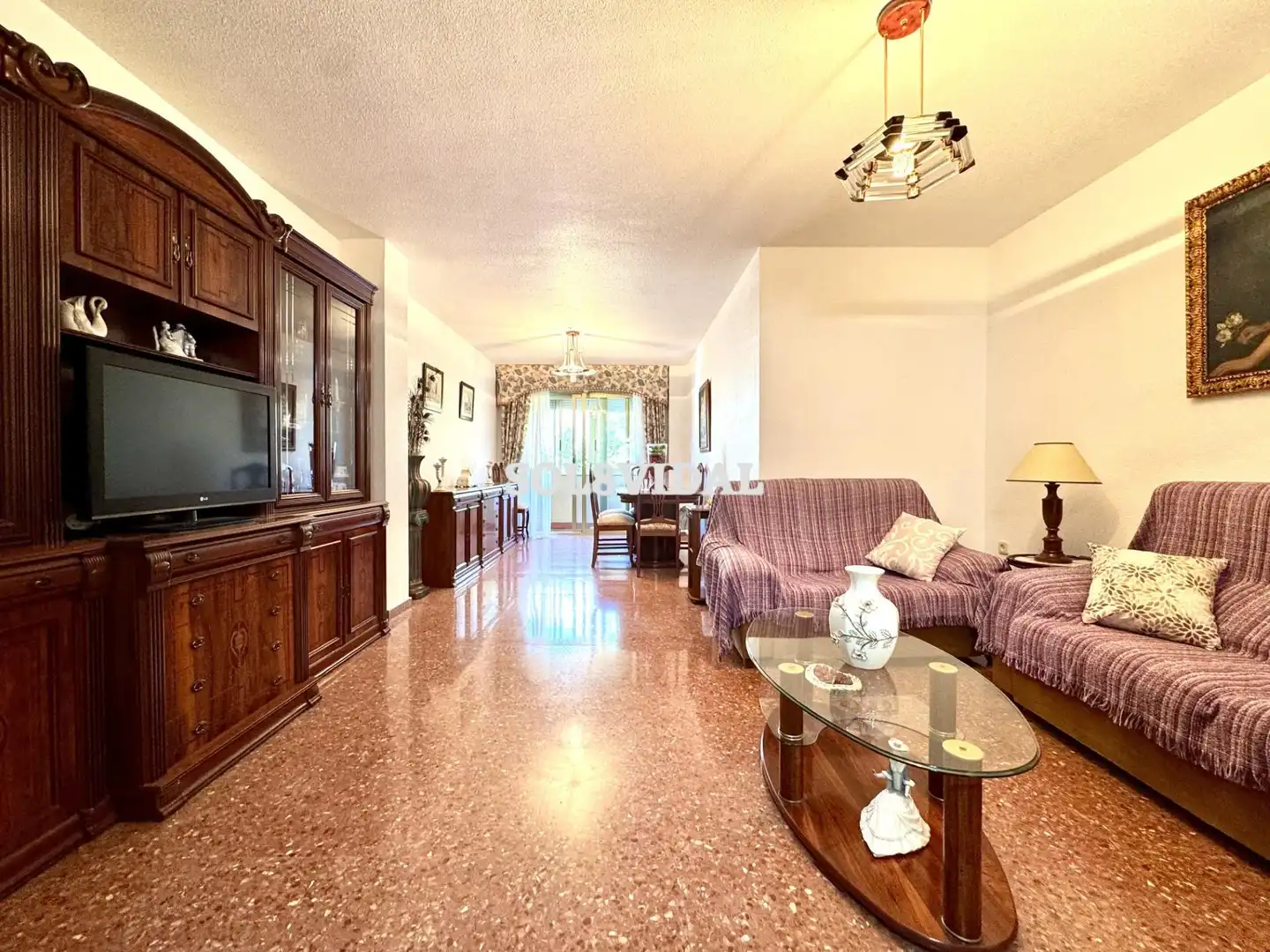 Wohnzimmer von Wohnung zur Miete in Orihuela mit Möbliert und Balkon