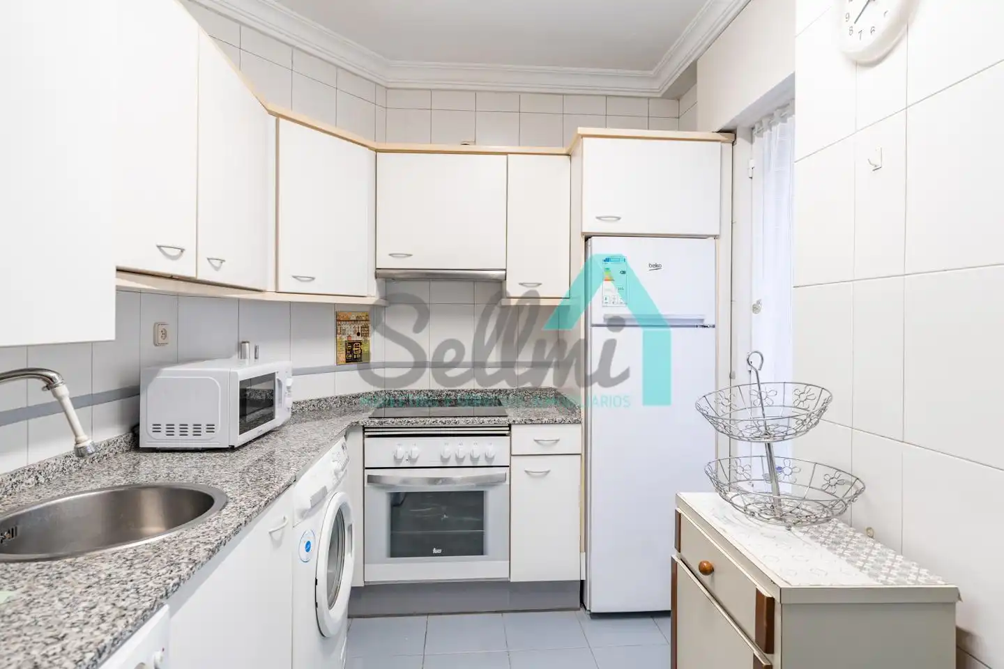 Küche von Wohnung zum Verkauf in Gijón  mit Heizung und Parkett