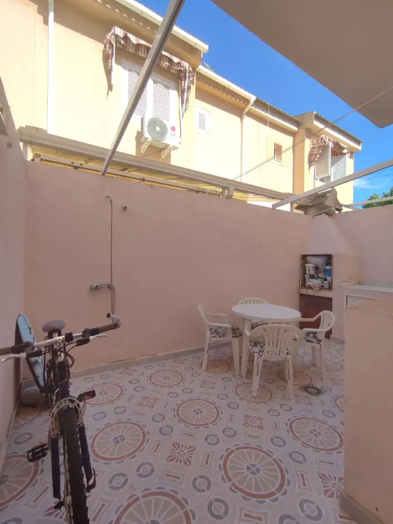 Terraza de Casa adosada en venta en San Pedro del Pinatar con Aire acondicionado, Calefacción y Jardín privado