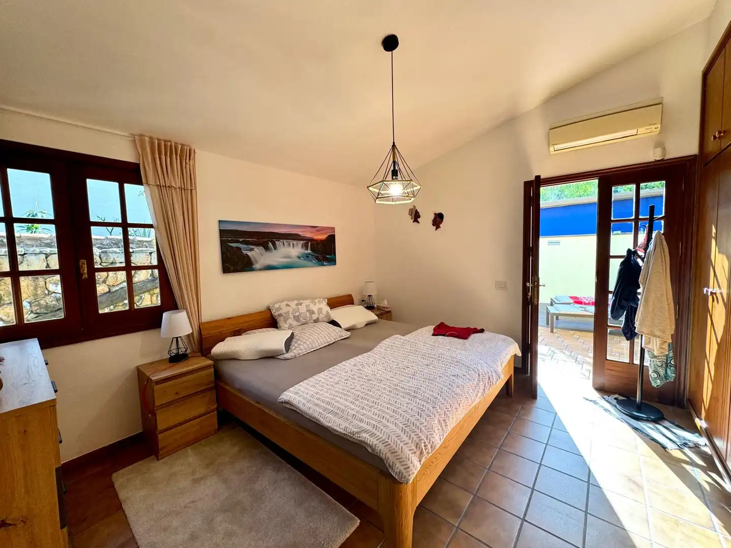 Dormitori de Casa o xalet en venda en El Sauzal amb Aire condicionat, Jardí privat i Terrassa